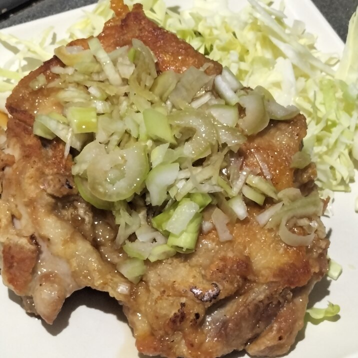 皮パリッ♪ジューシー♪ポン酢で簡単油淋鶏